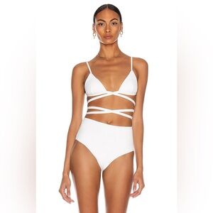 Matteau Wrap Triangle bikini set 2/4 NWOT
